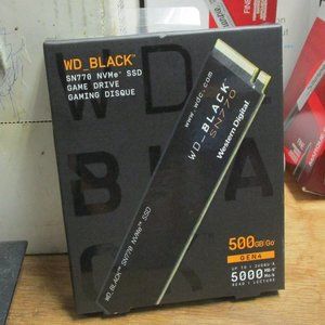 WD Black SN770 NVMe SSd Game Drive Gen4 500GB Western Digital